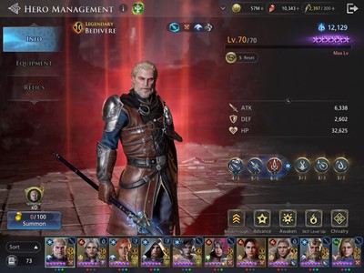 King Arthur Legends Rise Account 470K Power