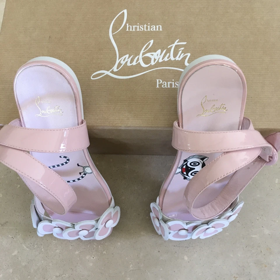 Sandalia Christian Louboutin Niñas Pensatoi Correa al Tobillo Foto 2 de 4