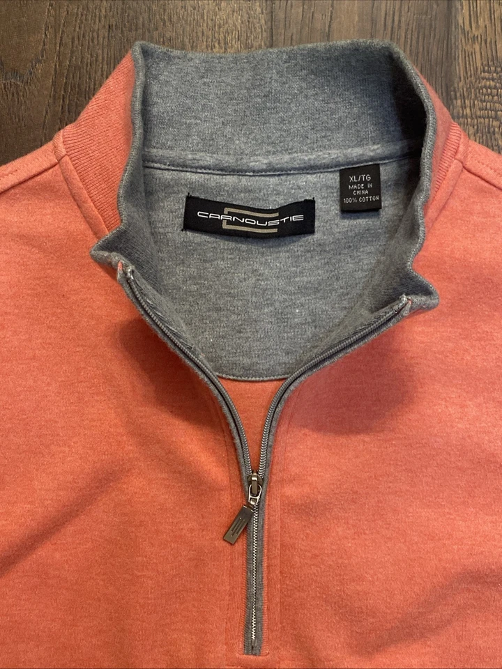 Chaleco Pullover Carnoustie 1/4 Cremallera Sin Mangas Para Hombre Talla: XL Rendimiento de Golf Foto 2 de 4