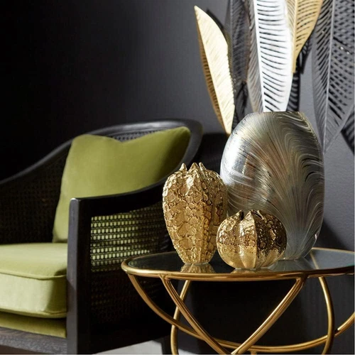 Gyroscope Side Table - Stylish 22.25" Tall & 18.5" Wide - Picture 7 of 8