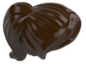 Lego New Part 87990 Star Wars Kordi Minifig Hair Dark Brown Ponytail Wig D7