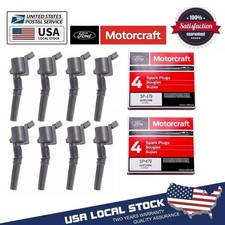 8pc Ignition Coil Dg508 Spark Plug Motorcraft Sp479 Fits For Ford F150 4.6l 5.4l