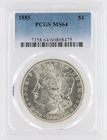 1885 Morgan Silver Dollar PCGS MS64 S$1 Philadelphia Minted No Reserve