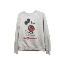 Walt Disney World Parks MICKEY MOUSE Classic Pullover Sweatshirt Adult Large