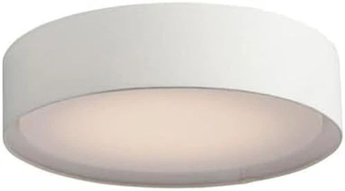 Oatmeal Linen LED Flush Mount Light - 20" Wide, 32.5W, 5 Lights - Picture 5 of 5