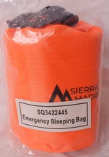 NEW Sierra Madre Emergency Sleeping Bag, 84" x 36" (multiple quantity in stock)