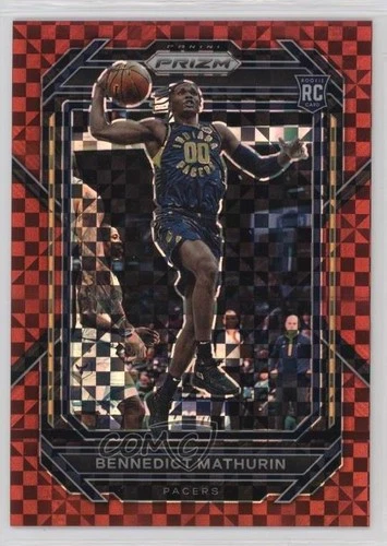 2022-23 Panini Prizm Red Power Prizm 22/75 Bennedict Mathurin #254 Rookie RC