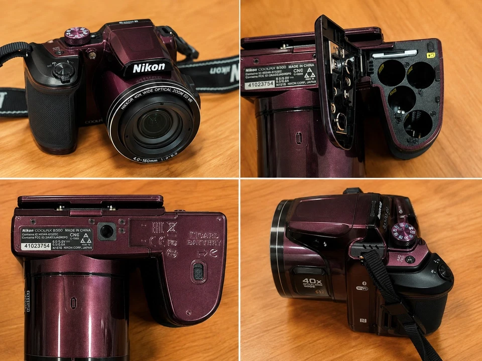 Nikon COOLPIX B500 16MP 40x Zoom Wi-Fi NFC 32GB SD - Bild 1 von 4