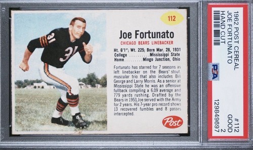 1962 Joe Fortunato #112