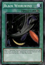 Black Whirlwind GLD3-EN045 Gold Series 3 Common