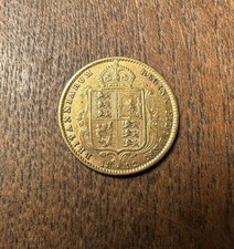 1892 Queen Victoria Gold Half Sovereign – Shield Back – British Gold Coin