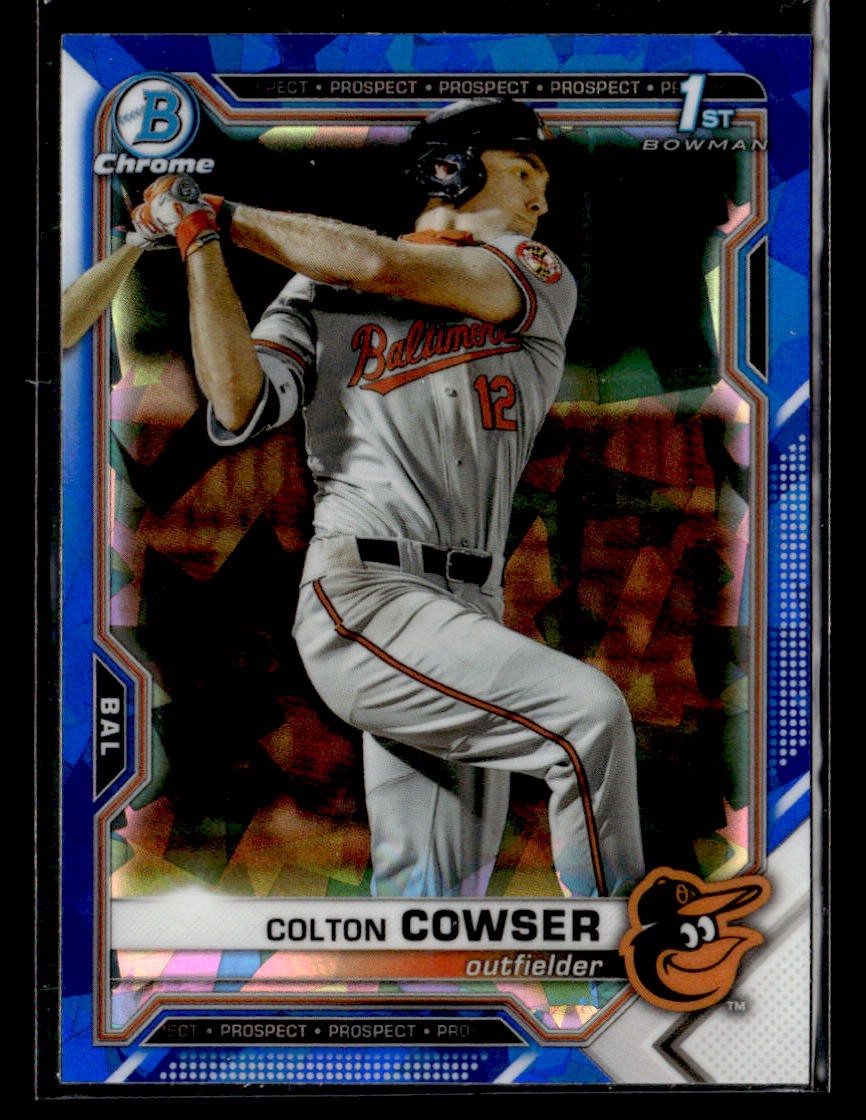 2021 Bowman Draft Sapphire Edition #BDC-166 Colton Cowser card