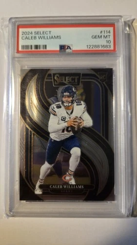 2024 Panini Select - Premier Level Caleb Williams #114 (RC) Psa 10!!!!!!