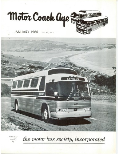 EDWARDS Motor Transit Company History & Bus Photos - 1968 MOTOR COACH AGE
