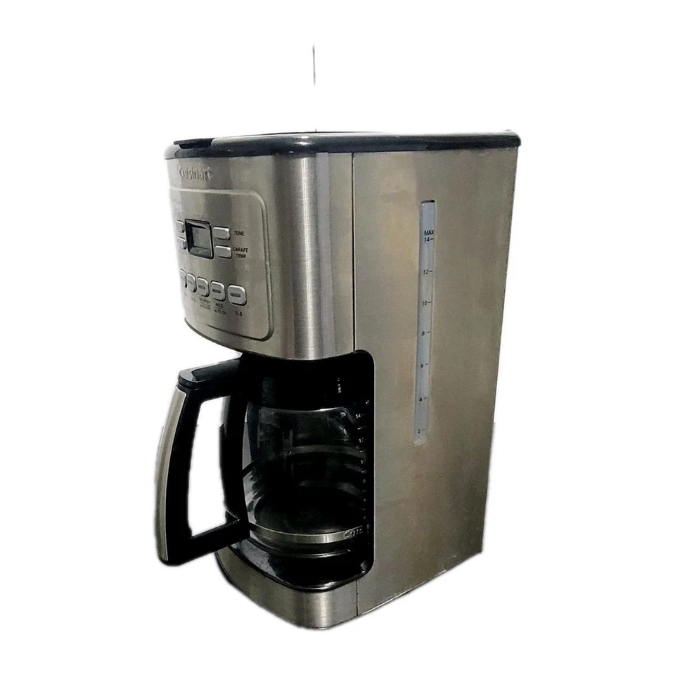 Máquina de café Cuisinart de acero inoxidable de 14 tazas preparación automática CBC-6400PC Foto 3 de 4