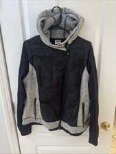 Harley-Davidson Women's Fireside Mid-Layer Casual Jacket, Black & Gray Size Xl