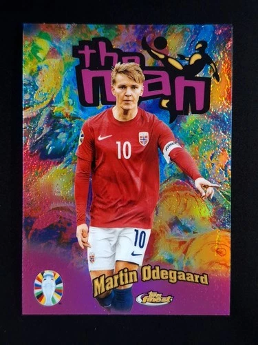 2023-24 Topps Finest UEFA Soccer MARTIN ODEGAARD The Man Norway #TM-MO