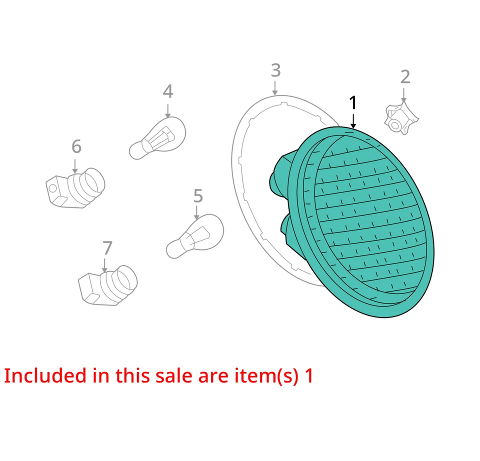 Luz trasera lateral derecha para pasajero Volkswagen Beetle 1998-2005 OEM WTOJ0 Foto 3 de 4