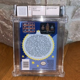Brand New NES Hollywood Squares 1989 Factory Sealed WATA 8.5 Graded Game