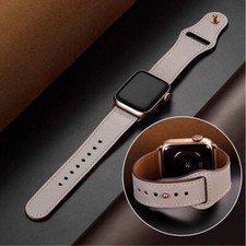 Genuine Leather Apple Watch Band Strap for iwatch Series123456,SE 38/40mm 42/44m