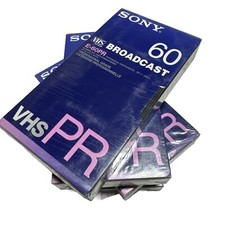 Sony Vhs 60 Broadcast E-60PR, Packed 4