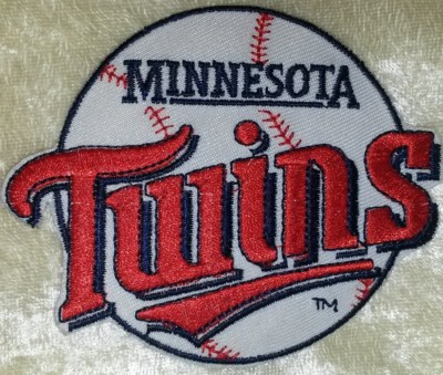 #ad Minnesota Twins 3.5quot; Iron Sew On Embroidered Patch Free Tracking $4.95