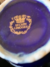 Limoges - Seckin Limoges Complete Tea Set Cobalt Blue - 10 piece set