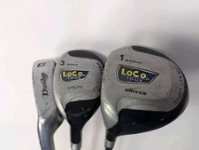 Dunlop Loco Crazy Long Jr LH Tour Golf Club Set Driver, Utility Club, 9 Irons