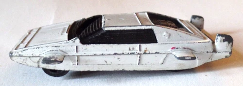 Vintage 1970's CORGI JUNIORS 007 LOTUS ESPRIT Metal Toy Car For Parts or Repair