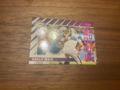 2024 Score #9 Khalil Mack Sack Attack Pink