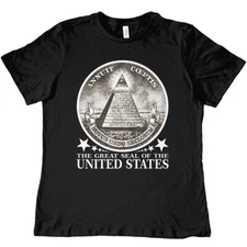 Pyramid Eye - The Great Seal of the United States Heraldry Women's T-shirt