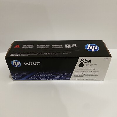 HP 85A CE285A Black Original LaserJet Toner Cartridge, New In Box