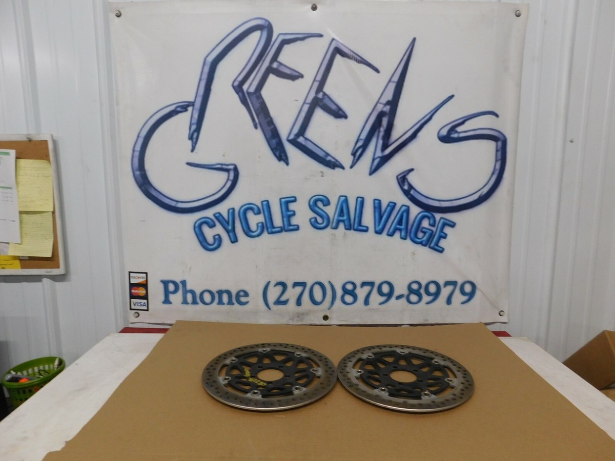 2008 Kawasaki ZZR 600 ZX 6 J Model OEM Rotors | eBay