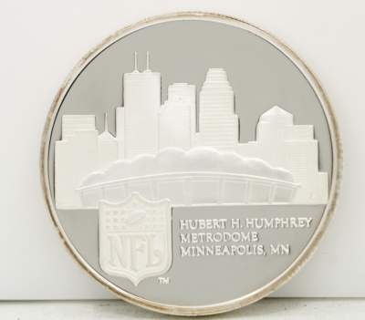 1992 NFL Super Bowl XXVI Proof Coin #3475 Medal 2 Troy Oz .999