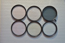55mm filter lot of 6 Tiffen, Cokin, Quantaray