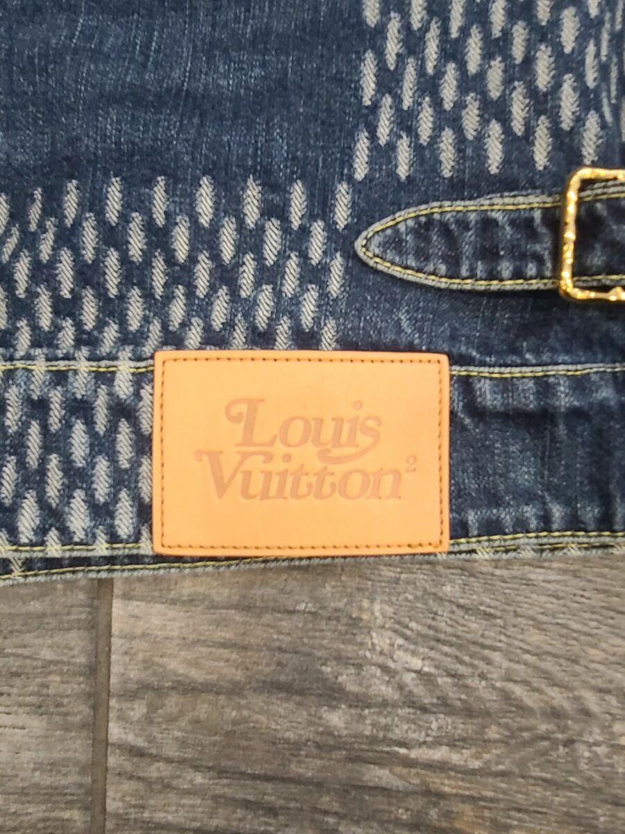 Louis Vuitton Pre-owned Nigo Monogram Giant Damier Denim Louis Vuitton Pre-owned Nigo Monogram Giant Damier Denim