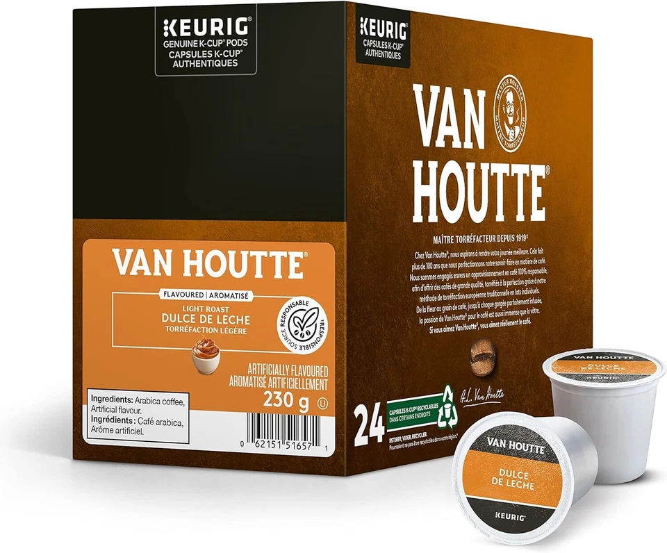 Café Van Houtte Dulce De Leche 24 a 144 K tazas elige cualquier tamaño ENVÍO GRATUITO Foto 3 de 4