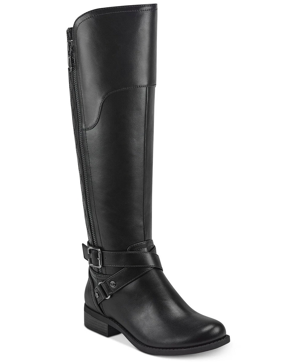 GBG Guess Los Angeles Haydin Riding Boots Black Size 6M Wide Calf