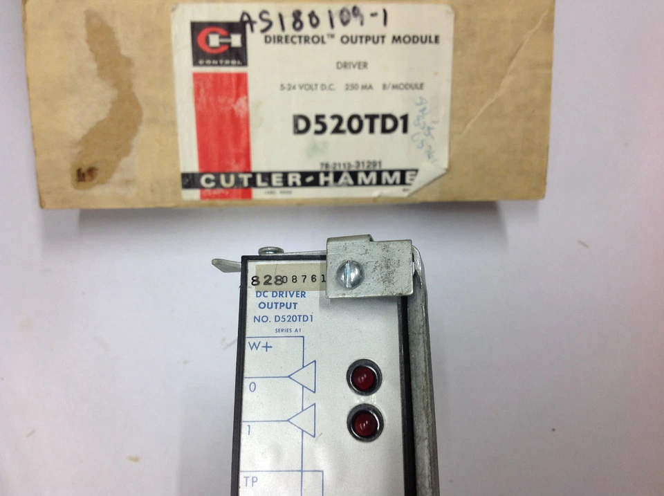 Cutler Hammer D520TD1 Directrol Output Module Driver 5-24VDC, 250MA 8/Module NEW - Image 4 of 4