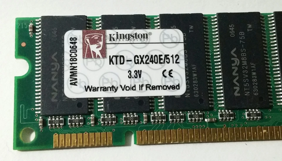 Kingston Technology KTD-GX240E/512 Memory Server - Image 3 of 4