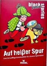 Black stories Junior On Hot Track Moses Child's Play Card Game Guessing Game