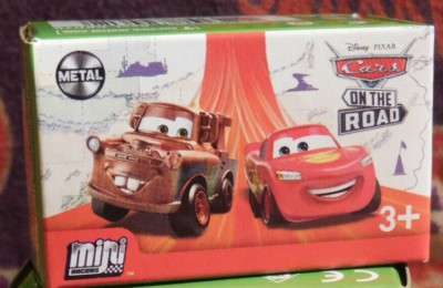 2022 Disney Pixar CARS Mini Racers Series 4 ON THE ROAD CLANKYLOSAURUS Green Box
