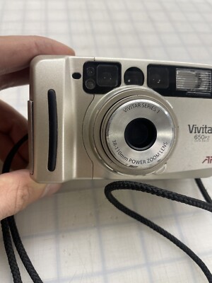 Vintage ￼Vivitar 650PZ Data Back AF Point & Shoot 35mm Film