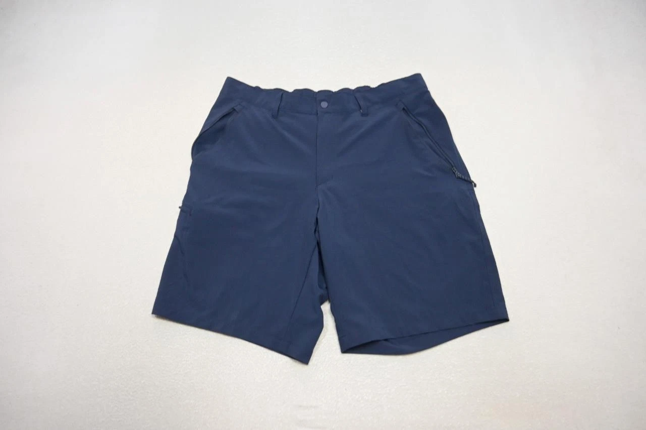 Columbia Omni-Shade Cargo Shorts Blue Fishing Hiking Camping Mens Size 36