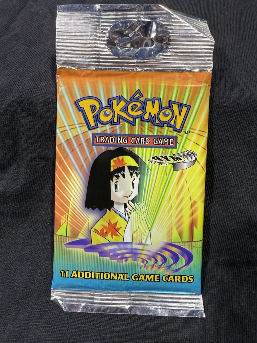 pokemon gym leaders booster packs Pokémon TCG Gym Heroes Sealed Collectible Card Game Packs for sale