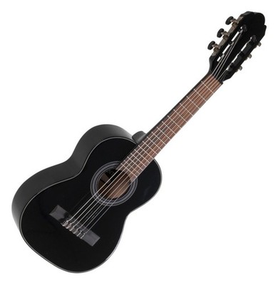 GEWA Student 1/4 Konzertgitarre Schüler Akustik Gitarre Kinder Fichte Schwarz