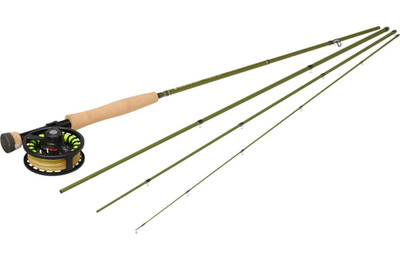 Redington Euro Nymph II Field Kit Fly Fishing Rod Reel Line Combo 10' 3wt 4pcs