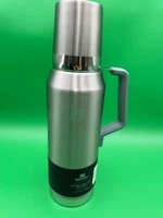 Stanley Forge Collection Thermal Bottle 1.4 QT 1.3L Silver Grey NEW