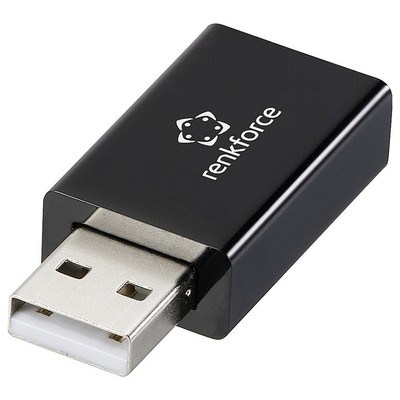 Renkforce USB Datenblocker Adapter [1x USB-A Stecker - 1x USB-A Buchse] RF-66...