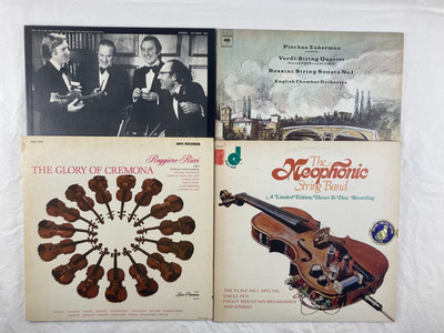 Strings 4 Vinyl LPs Ruggiero Ricci Glory of Cremona Neophonic String Band Verdi